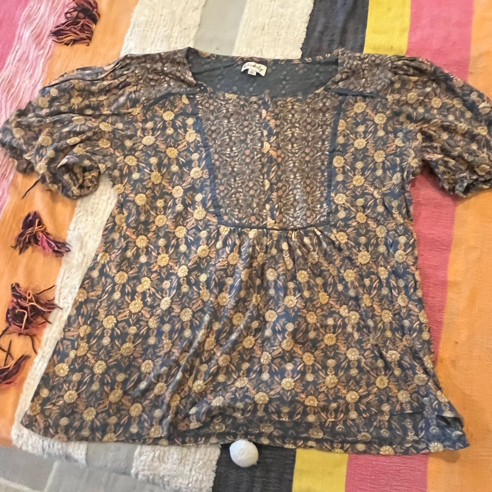 Wonderly blue floral babydoll fit.  Size XL great condition.